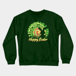 Happy Easter Tie Dye Crewneck Sweatshirt